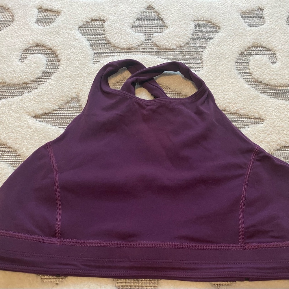 Lululemon Like new Size 10 Purple Bra